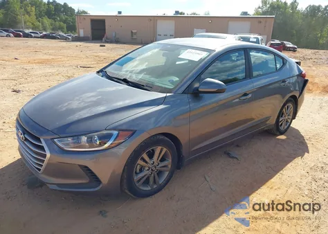 2018 Hyundai Elantra Sel из США, поврежденный, VIN 5NPD84LF4JH343321